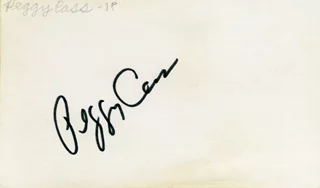 Peggy Cass autograph