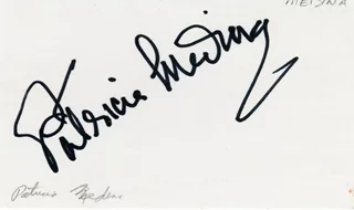Patricia Medina autograph