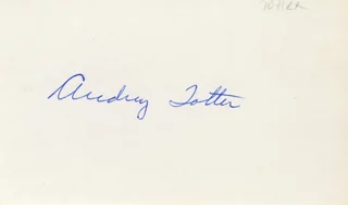 Audrey Totter autograph