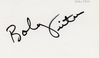 Bobby Vinton autograph