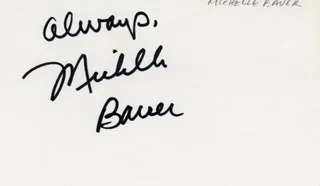 Michelle Bauer autograph