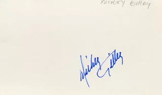 Mickey Gilley autograph
