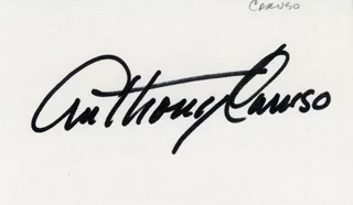 Anthony Caruso autograph