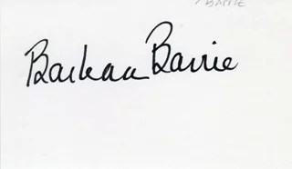Barbara Barrie autograph