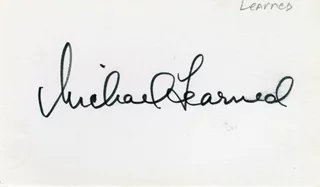 Michael Learned autograph