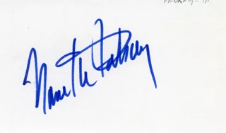 Nanette Fabray autograph