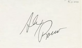 Alex Rocco autograph