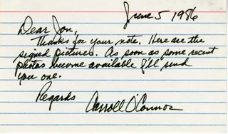 Carroll O'Connor autograph