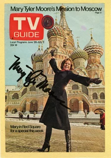 Mary Tyler Moore autograph