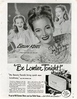 Evelyn Keyes autograph