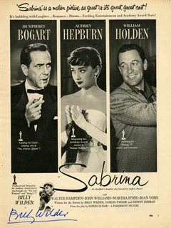 Billy Wilder autograph