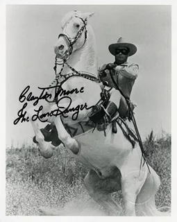 Clayton Moore autograph
