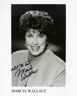 Marcia Wallace autograph
