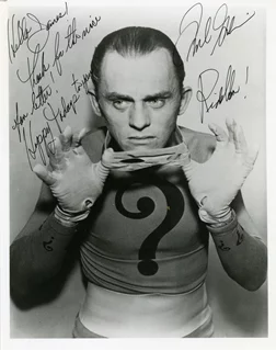 Frank Gorshin autograph