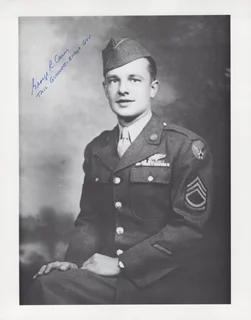 George Caron autograph