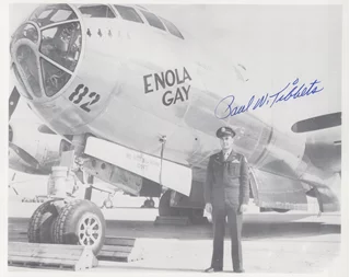 Paul W. Tibbets autograph