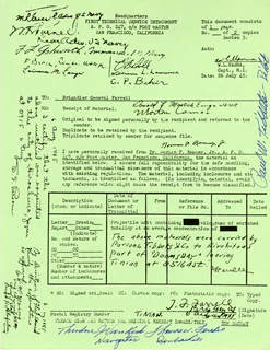 The Enola Gay autograph