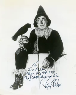 Ray Bolger autograph