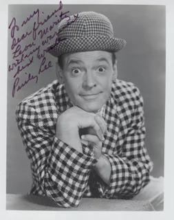 Pinky Lee autograph