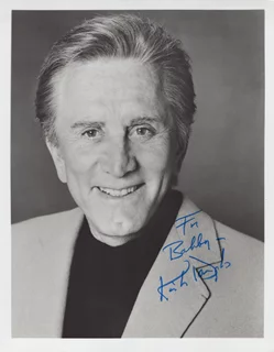 Kirk Douglas autograph