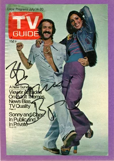 Sonny Bono autograph