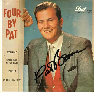 Pat Boone autograph