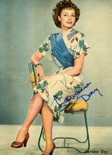 Laraine Day autograph