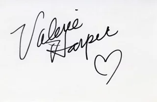 Valerie Harper autograph
