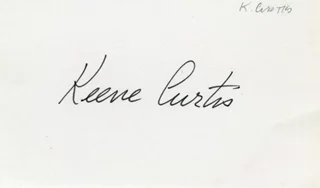 Keene Curtis autograph