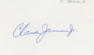 Claude Jarman, Jr. autograph