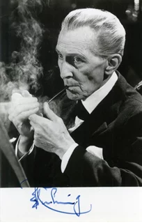 Peter Cushing autograph