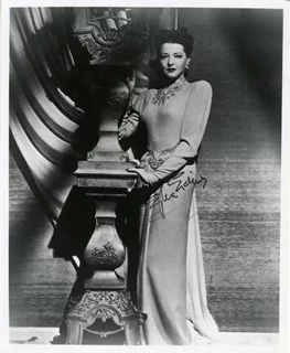 Sylvia Sidney autograph