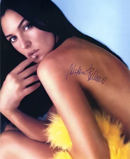 Monica Bellucci autograph
