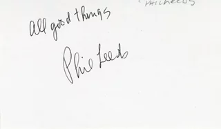 Phil Leeds autograph