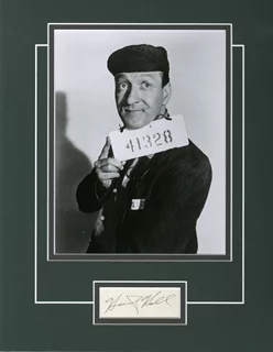 Huntz Hall autograph