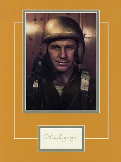 Chuck Yeager autograph