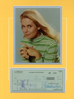 Elizabeth Montgomery autograph