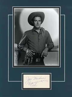 Jock Mahoney autograph