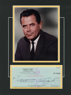 Glenn Ford autograph