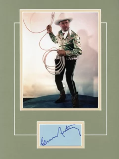 Gene Autry autograph