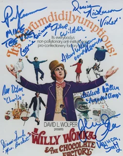 Willy Wonka and The Chocolate Factory autograph
