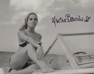 Martine Beswick autograph