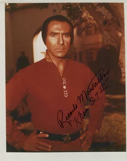 Ricardo Montalban autograph