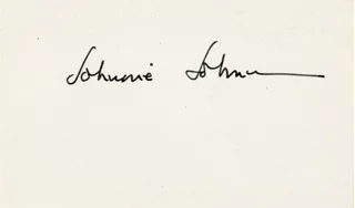 Johnnie Johnson autograph