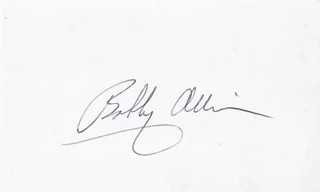 Bobby Allison autograph