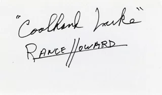 Rance Howard autograph