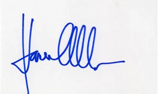 Karen Allen autograph