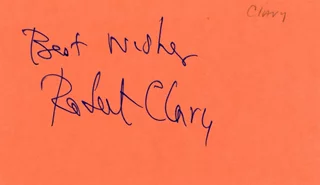 Robert Clary autograph
