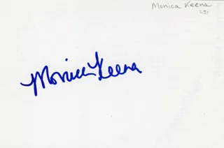 Monica Keena autograph
