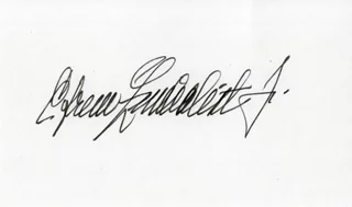 Efrem Zimbalist, Jr. autograph